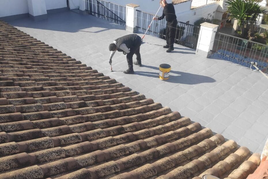 Reparación rehabilitación e impermeabilización de terraza transitable